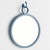 This regal blue round iron frame is an inspired look. The robust frame creates a bold focal point while the oversized hook...