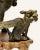Metal Pair of 17th Century Late Ming Bronze Foo Dogs With Stands For Sale - Image 7 of 13