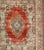 Persian Antique Mahal Rug With Beautiful Floral Design in Red, Pink, and Green For Sale - Image 4 of 12