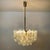 Ice Glass Light Fixtures, 2 Wall Scones and 2 Chandeliers from Kalmar, Set of 4 For Sale - Image 9 of 18