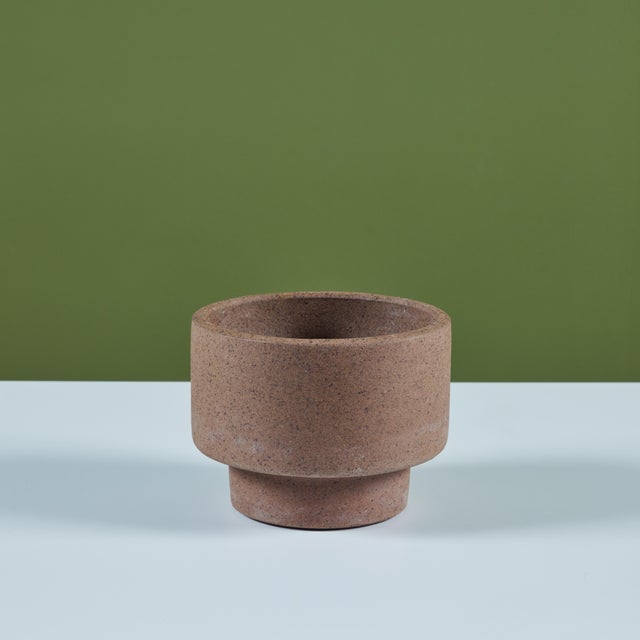 Mid 20th Century David Cressey Stoneware Pro/Artisan Table Planter for Architectural Pottery For Sale - Image 5 of 10