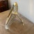 Brass 1990s Barovier Style Art Deco Clear Murano Glass and Brass Picture Frame For Sale - Image 8 of 12
