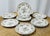 Rococo Set of Antique Podmore Walker and Co English Brown Transferware Dinner Plates For Sale - Image 3 of 10