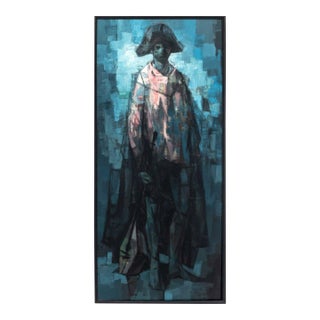 Portrait of Napoleon Oil on Canvas, 20th Century For Sale