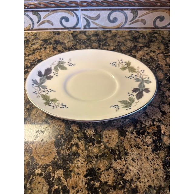 Vintage Royal Doultpn Dinnerware Burgundy - 55 pcs For Sale In Atlanta - Image 6 of 11
