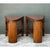 Vintage Rattan Pie Slice Side Tables After Frankl For Sale - Image 4 of 15