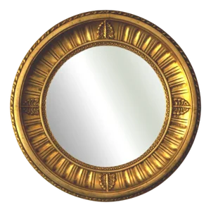 Sun Mirror in Carved Gilded Wood, 1960s