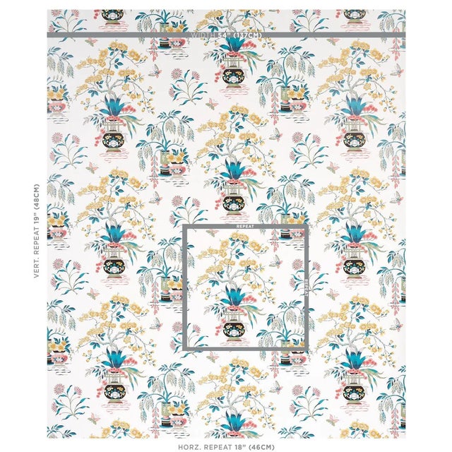 Traditional motifs come out to play in Ming Vase, a cheerful chinoiserie wallcovering that evokes a a happy mood. Also...