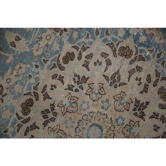 Vintage Distressed Tabriz Carpet - 7'5" x 10'9" For Sale In New York - Image 6 of 15