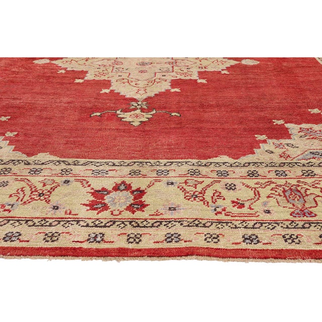 Antique Turkish Oushak Rug, 09'08 X 12'08 For Sale - Image 4 of 10