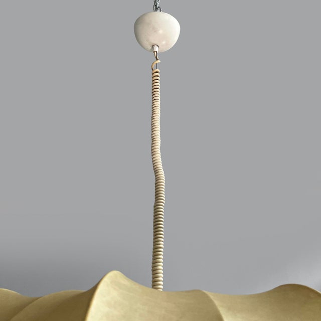 Italian Modern Cocoon Chandelier Nuvola by Tobia Scarpa for Flos, 1970s For Sale - Image 12 of 14