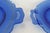 Early 20th Century Le Smith Mount Pleasant Cobalt Blue Glass Plates With Handles Set of Five For Sale - Image 11 of 18