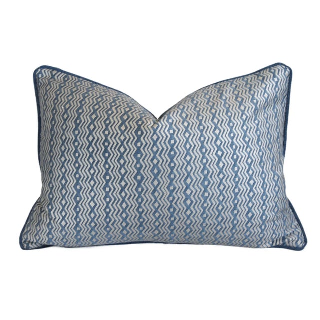 Textile Itzina Feather/Down Pillow 24" X 17" designed by Mariano Fortuny For Sale - Image 7 of 7