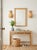 2000 - 2009 Pair of Vintage Palm Beach Style Woven Rattan Pineapple Wall Sconces For Sale - Image 5 of 11