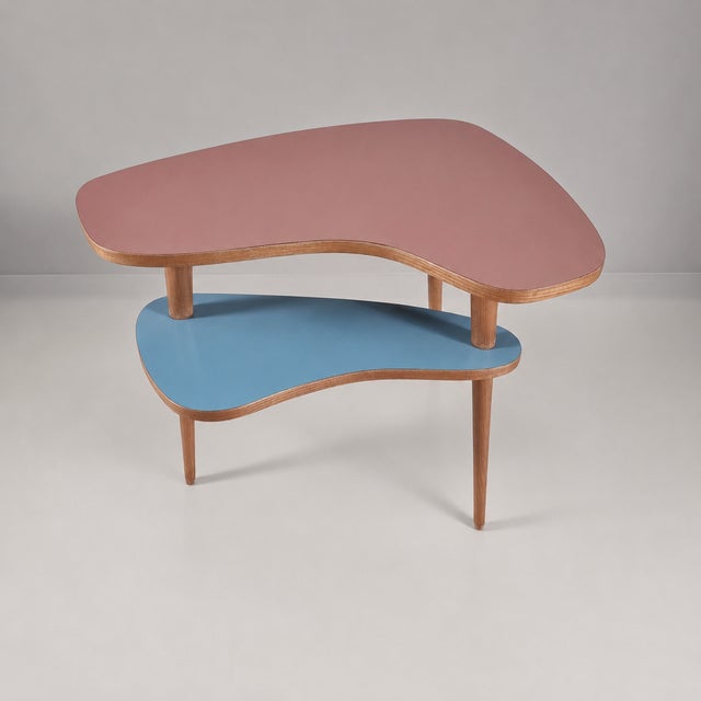 Contemporary Vintage Beech Table, 1970s For Sale - Image 3 of 8
