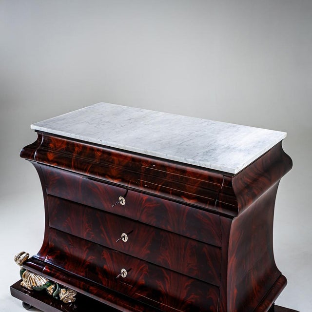 Empire Chest of Drawers in Mahogany, 1800s For Sale - Image 6 of 10