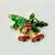 American 1920s Antique Boho Chic Americana Christmas Bells & Holly Brooch. For Sale - Image 3 of 5