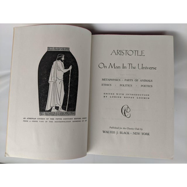 Paper 1943 Classics Club Gray, Burgundy & Gold Gilt Literary Library Books - Set of 8 For Sale - Image 7 of 14