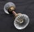 Mid 20th Century Pair of Vintage Fluted Clear Glass Door Knobs For Sale - Image 5 of 5