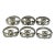 Made in Ireland Vintage Silver Plated Claddagh Motif Napkin Rings - Set of 6 For Sale