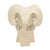 Kuki Pair of 1970s Post Modern White Marble Rams by Masatoyo Kishi Kuki For Sale - Image 4 of 9