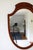 English Vintage Federal Style Shield Mirror, 1930s For Sale - Image 3 of 12