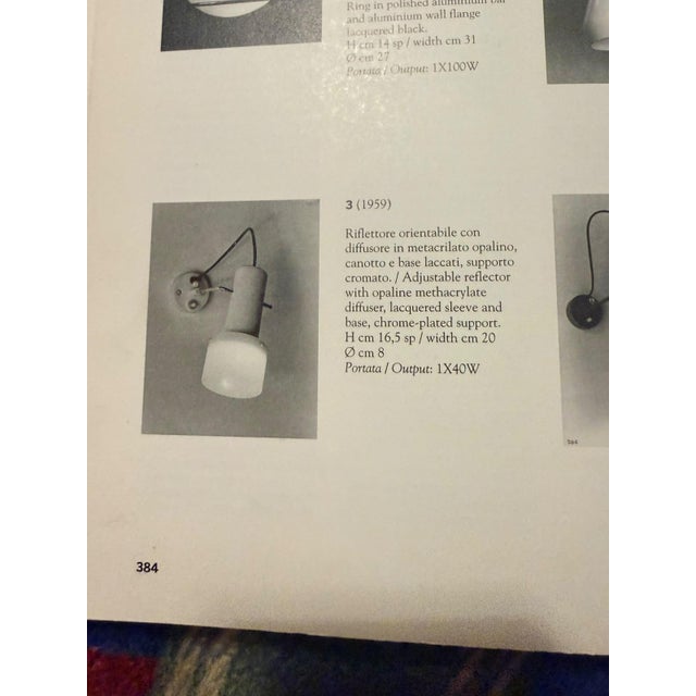 1950s 3 Model Wall Lamps by Gino Sarfatti for Arteluce, 1959, Set of 2 For Sale - Image 5 of 18