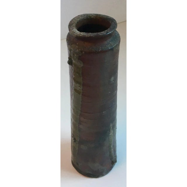 Vintage Japanese Bizen-Yaki Ware Vase - For Sale - Image 4 of 8