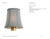 Visual Comfort Signature 4" Blue Linen Soft Empire Shade Designer: Visual Comfort Signature Height: 4.25" Base: Shade...