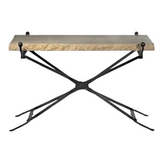 Vintage Dennis & Leen "Gothic Folding Table" Coffee Table For Sale