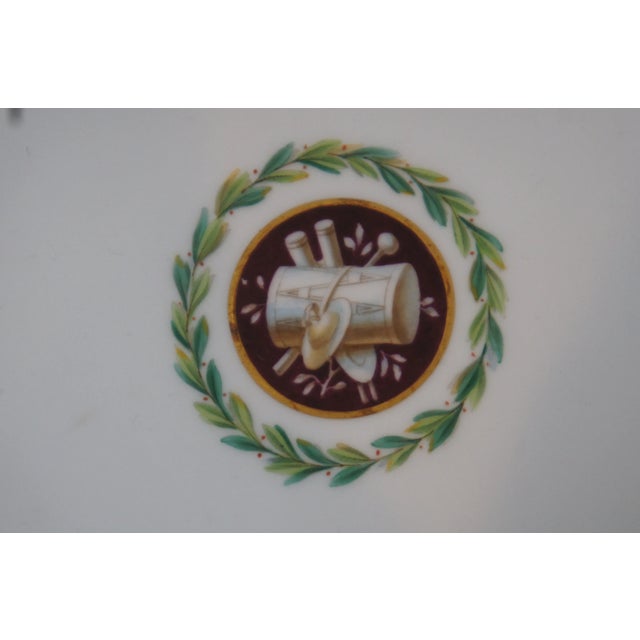 Ceramic Late 19th Century Antique 1862 Minton International Exhibition Jeweled Turquoise Plates- Set of 2 For Sale - Image 7 of 13