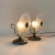Black Mid-Century Etched Glass Table Lamps, Italy, 1950s, Set of 2 For Sale - Image 8 of 16