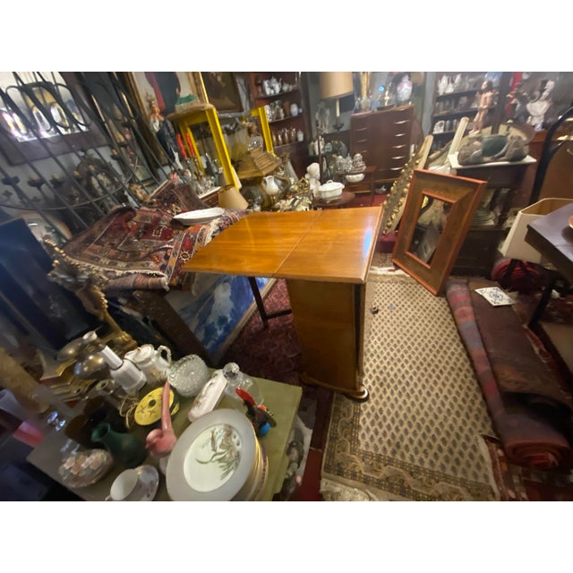 Biedermeier Walnut Table, 1950s For Sale - Image 13 of 18