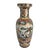 Late 20th Century Japanese Satsuma Style Tall Porcelain Vase – With Cranes, Peonies, Gilt Detail & Famille Noir Palette For Sale - Image 13 of 13
