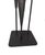 Black Vintage Brutalist Rustic 3 Head Candleabra Hammered Iron 18" For Sale - Image 8 of 12