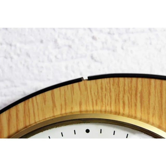 Formica Clock by Japy France, 1970s For Sale - Image 9 of 12
