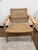 Tan Mid Century Style Natural Oak and Rope Lounge Chair For Sale - Image 8 of 8