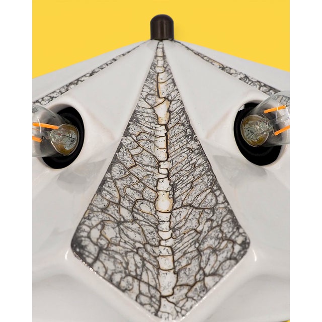 Vintage Ceramic Wall Lamp, 1970s For Sale - Image 13 of 15