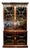 19th C. English Mahogany Display Cabinet For Sale