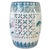Vintage 1960 Century Chinese Ceramic Pink Lotus Garden Stool For Sale - Image 4 of 7