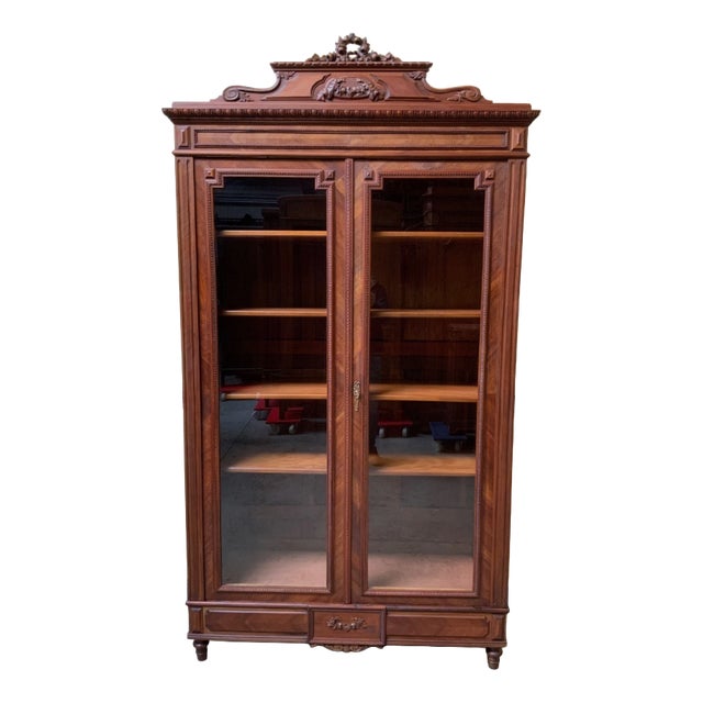 Antique Art Nouveau China Display Cabinet, 1910 For Sale