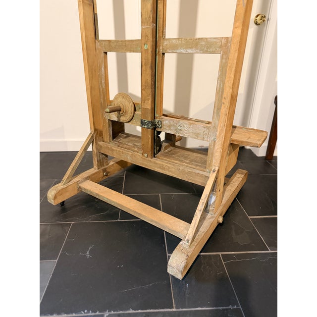 Large Antique Artist's Easel Attributed to France, 18th Century For Sale - Image 17 of 18