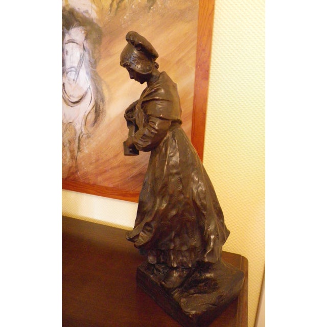 Large Sculpture of Water Carrier by Richard Aurili, Italy, 1800s-1900s For Sale - Image 17 of 17