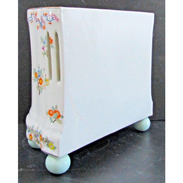 1980s United Wilson Porcelain Factory Classic Chinoiserie Hand-Painted Ceramic Planter For Sale - Image 9 of 13