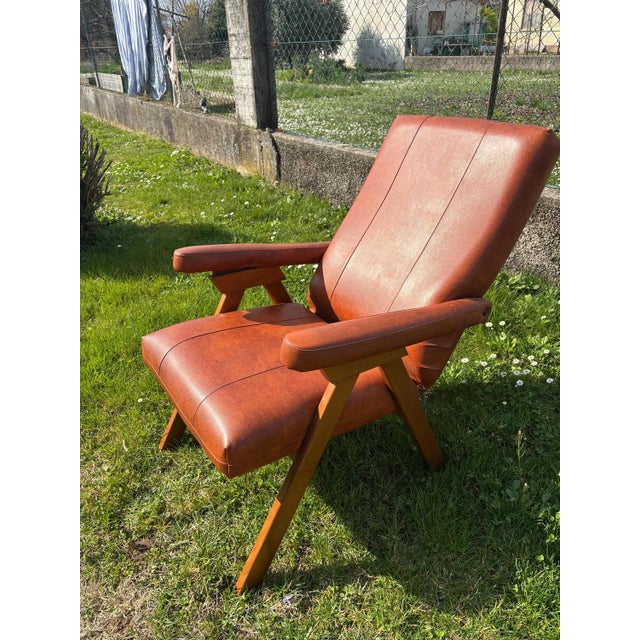 Vintage Reclining Chairs, 1950s, Set of 2 For Sale - Image 9 of 17