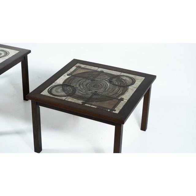 Danish Side Tables from Ox Art, 1970s, Set of 2 For Sale - Image 6 of 12