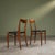 Bambi Dining Chairs in Teak and Black Leather by Rolf Rastad and Adolf Relling for Gustav Bahus, Norway, 1950s, Set of 6 For Sale - Image 5 of 10