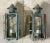 Metal Funky Vintage Pair of Solid Patinated Brass and Copper Wall Lanterns For Sale - Image 7 of 16
