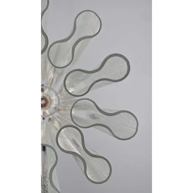 Venini Infinity Pendant in Hand-Blown Corteccia Murano Glass, Italy, 1960s, in Very Good conditions. Designed 1960 to 1969...