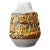 Vintage MCM West German Glazed Ceramic Vase For Sale